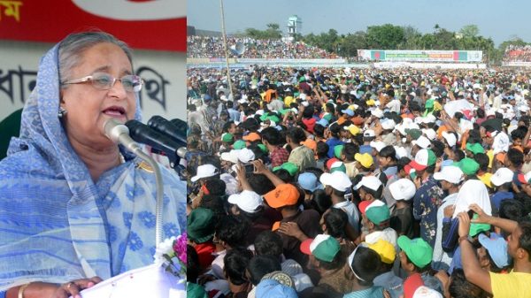 নৌকায় ভোট দিলে কেউ খালি হাতে ফিরে না: প্রধানমন্ত্রী